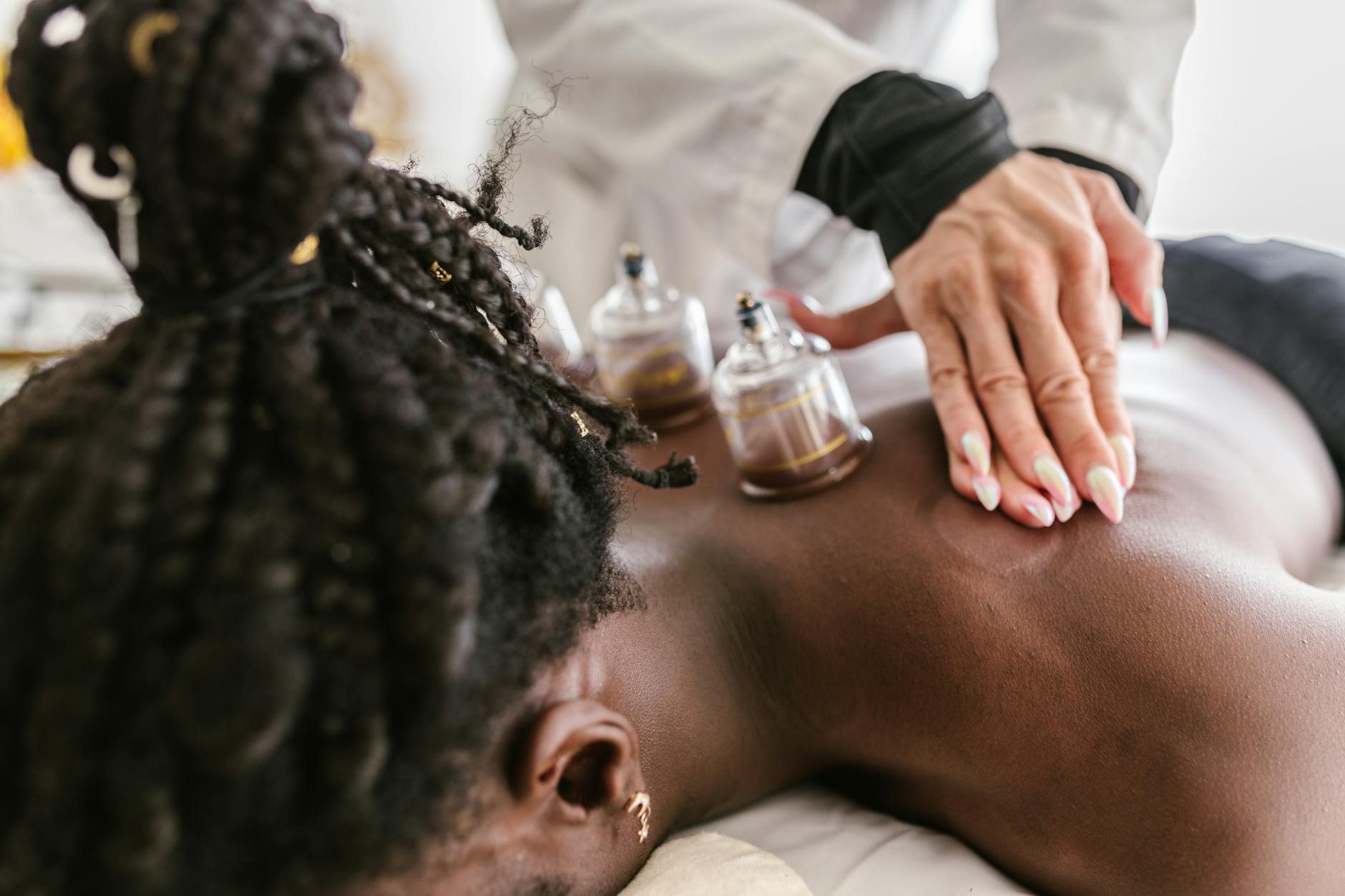 Cupping therapy treatment for pain relief and muscle recovery
